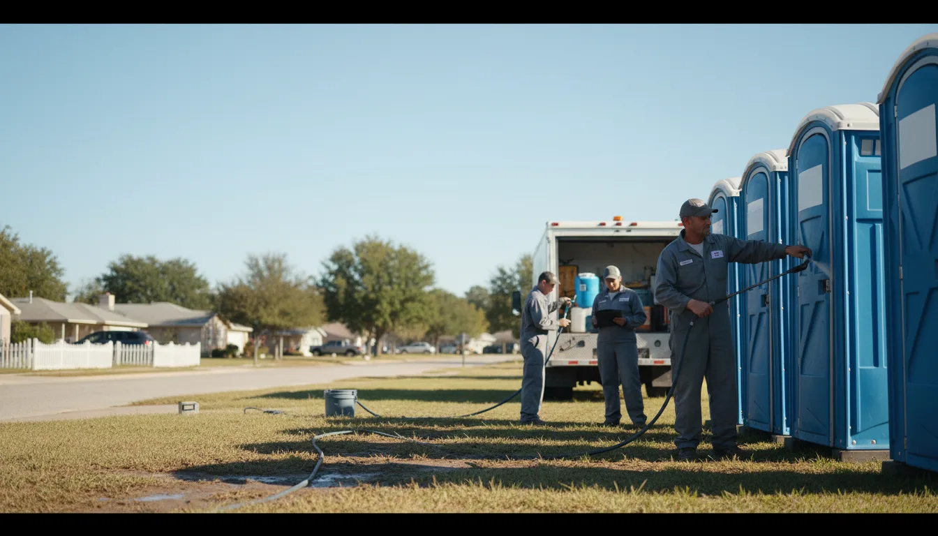 Long-Term Portable Toilet Rental in New Edinburg, AR near me